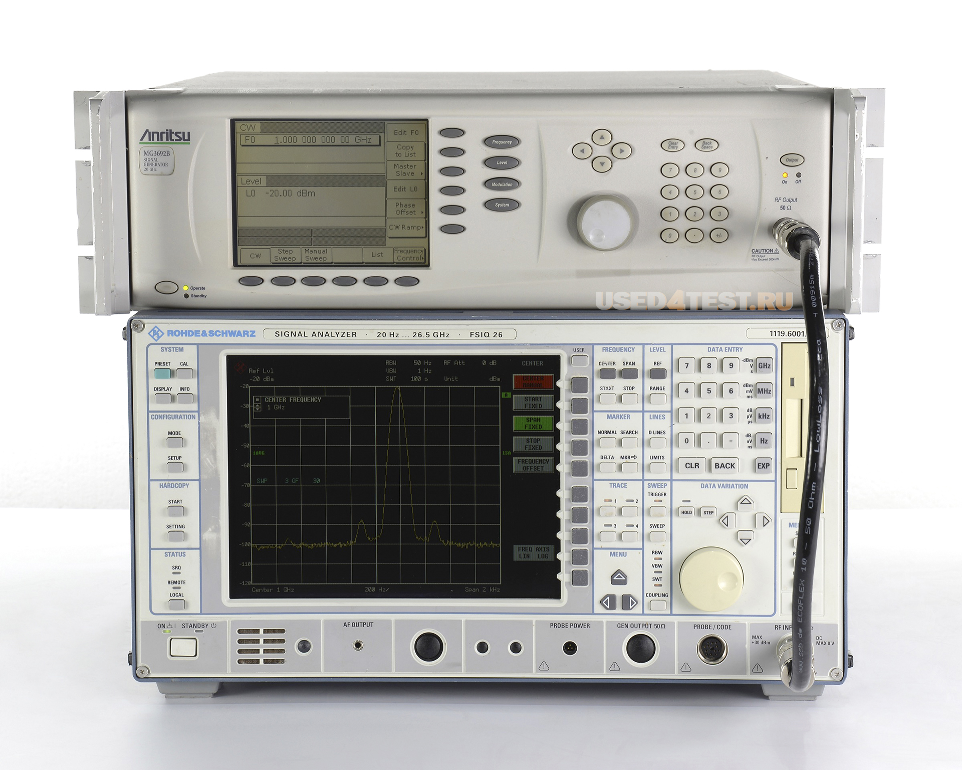 Анализатор спектра Rohde & Schwarz FSIQ 26
 с диапазоном частот от 20 Гц до 27 ГГц
 

 В комплекте с опциями: 


	R&S FSE-B4 - Low Phase Noise
	R&S FSE-B5 - FFT-Bandwidth 1Hz - 1 kHz
	R&S FSE-B7 - Vector Signal Analysis
	R&S FSE-B16 - Ethernet Interface, 15-contact AUI connector


 Стоимость указана в Рублях DDP Москва по безналичному расчету включая НДС 20%
