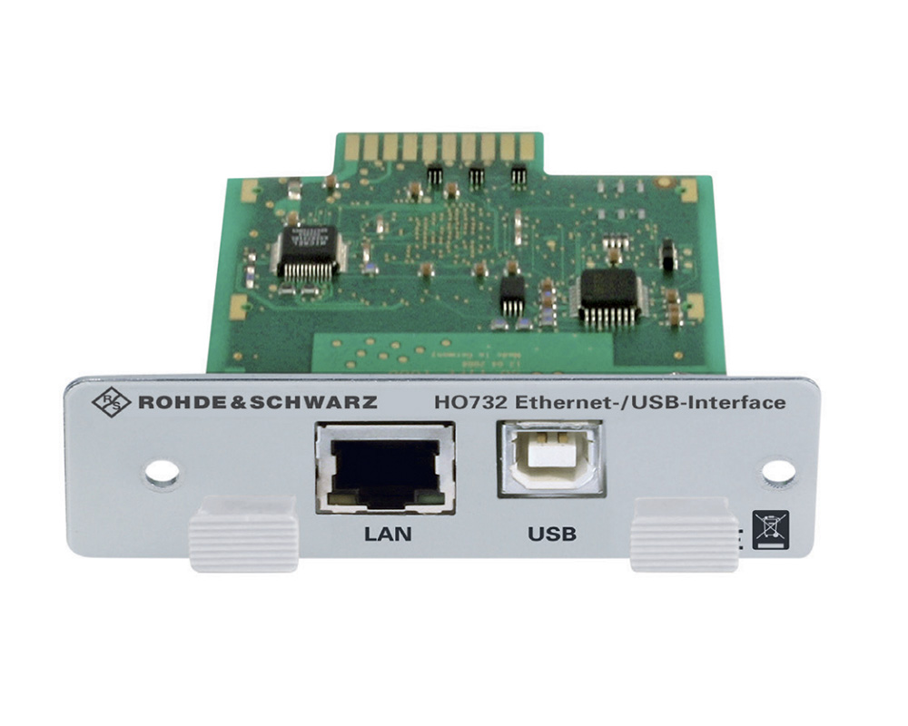 Сдвоенная интерфейсная плата Ethernet/USB
Rohde & Schwarz HO732