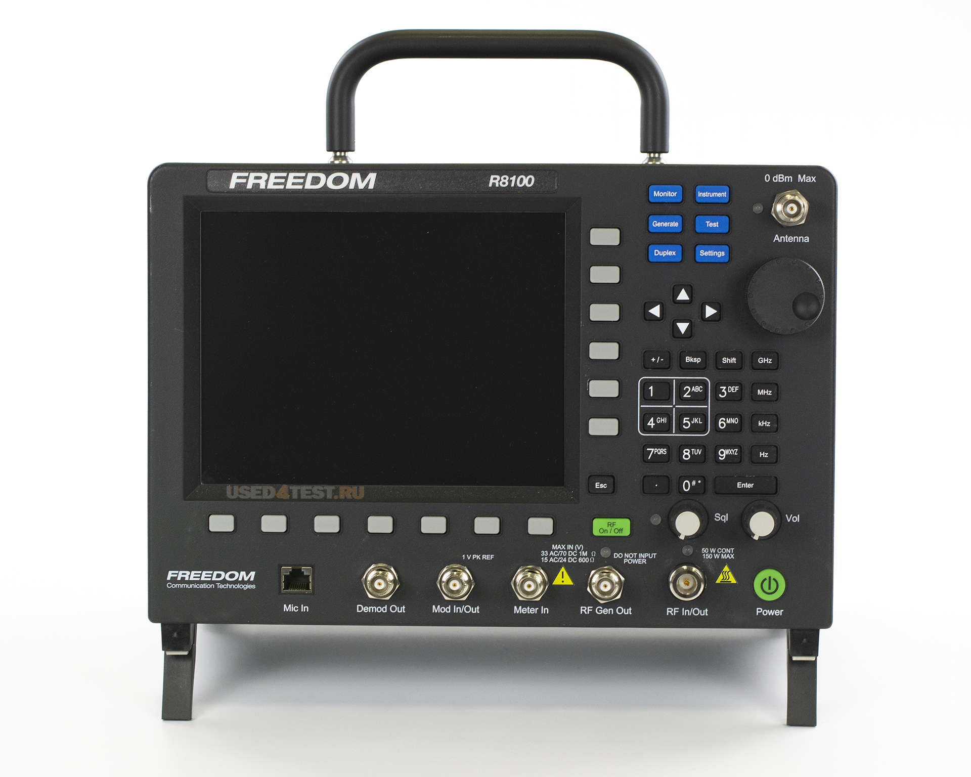 Анализатор систем радиосвязиFreedom R8100с диапазоном от 1 МГц до 3 ГГц
