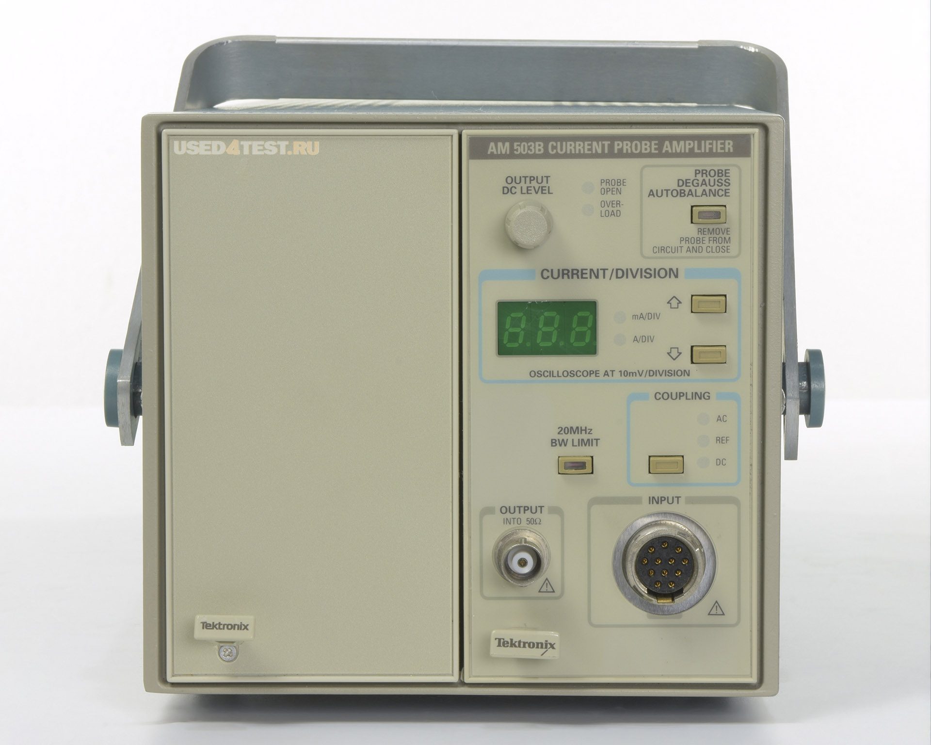 Система измерения токовых пробниковTektronix AM503S: AM 503B, A6302, TM 502A
 Стоимость указана в Рублях DDP Москва по безналичному расчету включая НДС 20%

