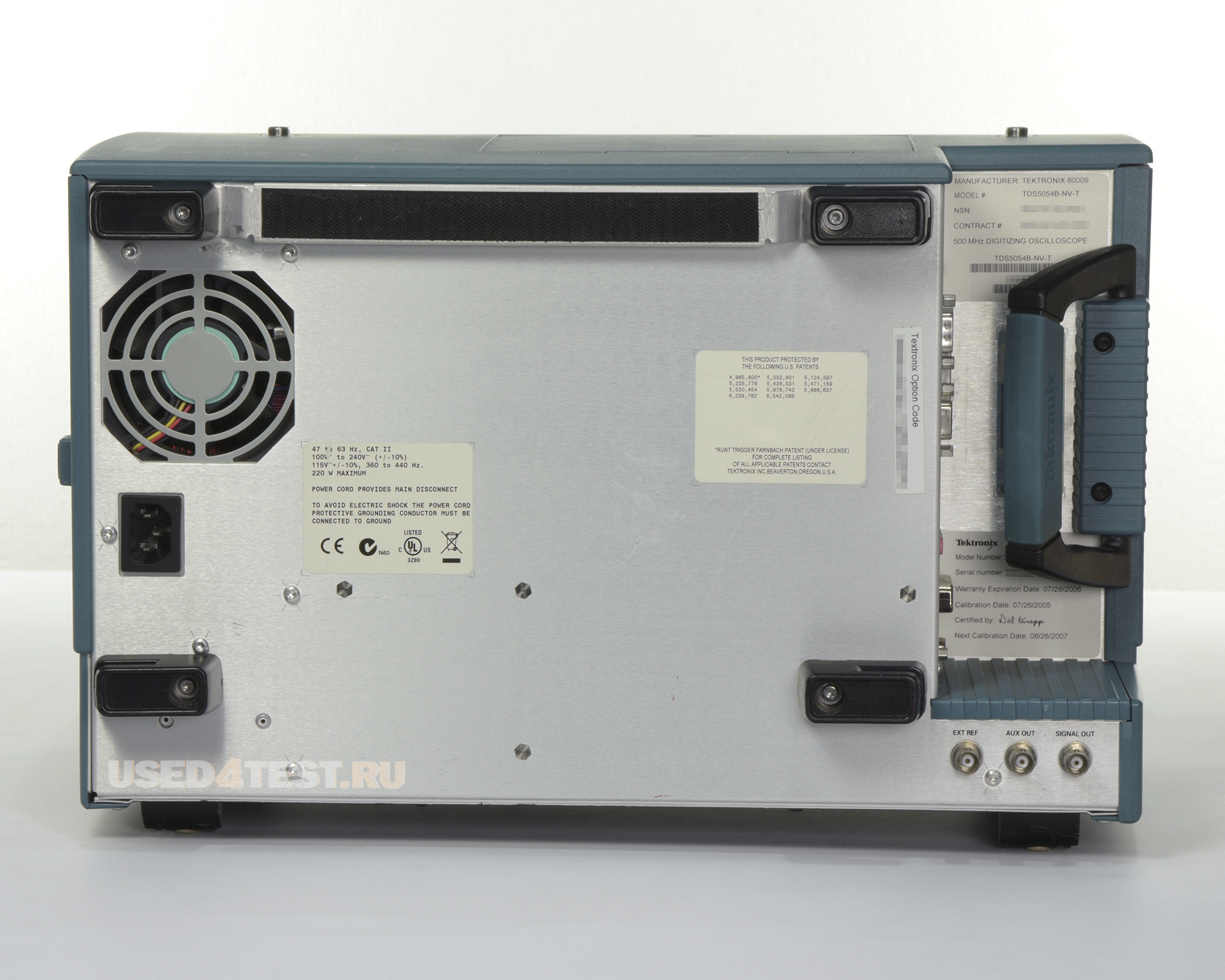 Цифровой осциллограф
 Tektronix TDS5054B-NV-T
 с полосой пропускания 500 МГц, 4 канала 

 Стоимость указана в Рублях DDP Москва по безналичному расчету включая НДС 20%

 