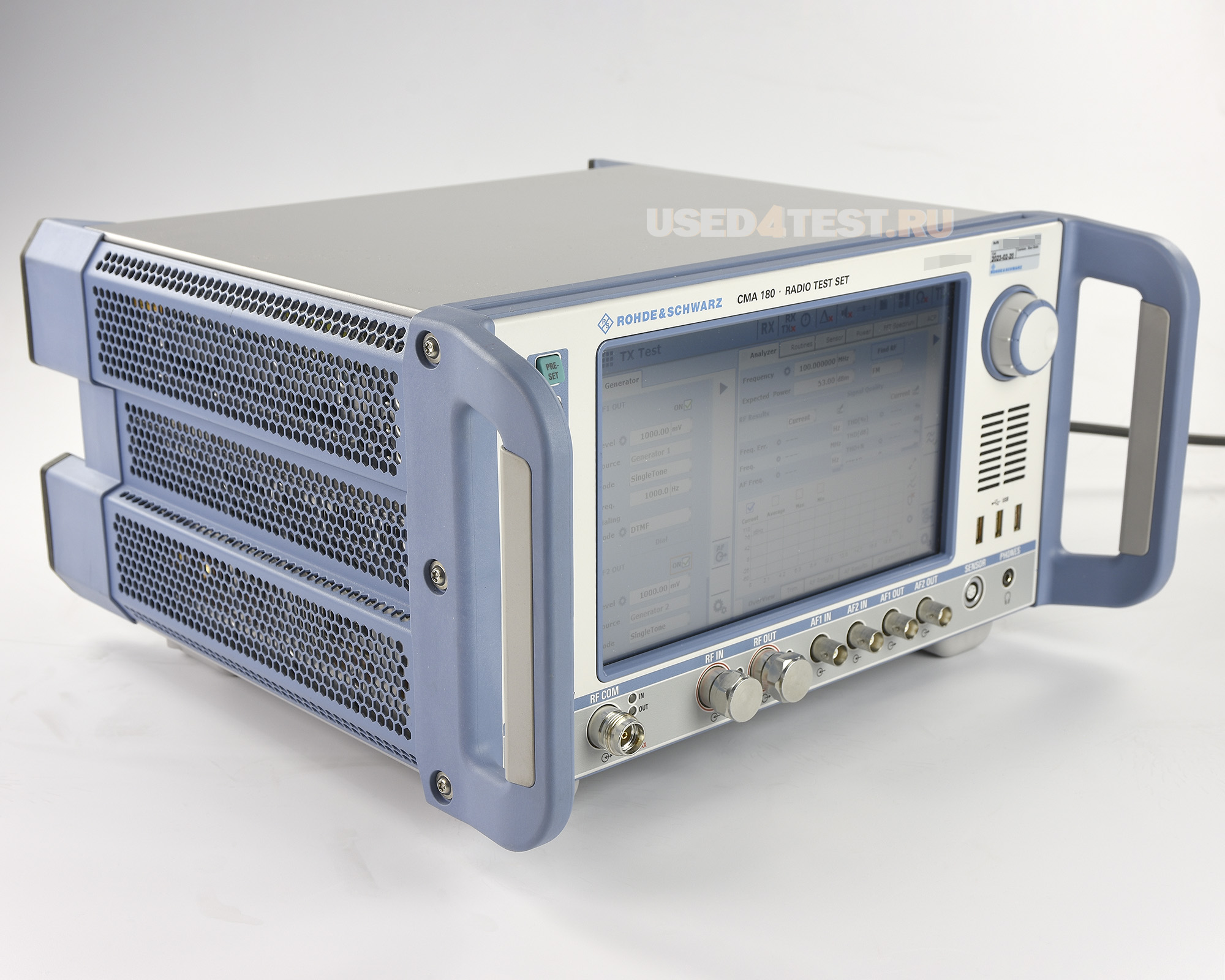Тестер средств радиосвязиRohde & Schwarz CMA 180
с диапазоном от 100 кГц до 3 ГГц