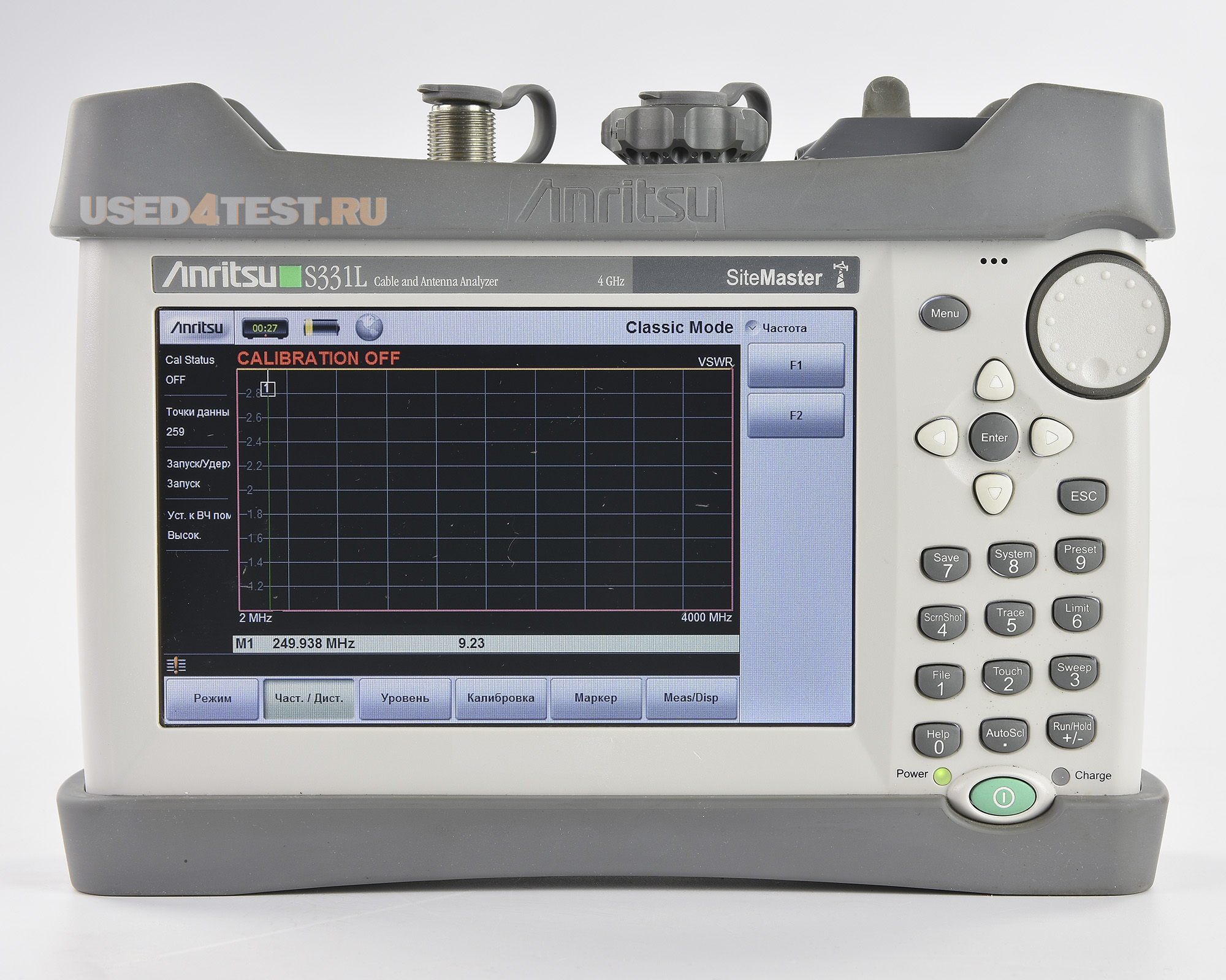 Анализатор антенн и фидерных линийAnritsu Site Master S331Lс диапазоном от 2МГц до 4ГГц

 Стоимость указана в Рублях DDP Москва по безналичному расчету включая НДС 20%

