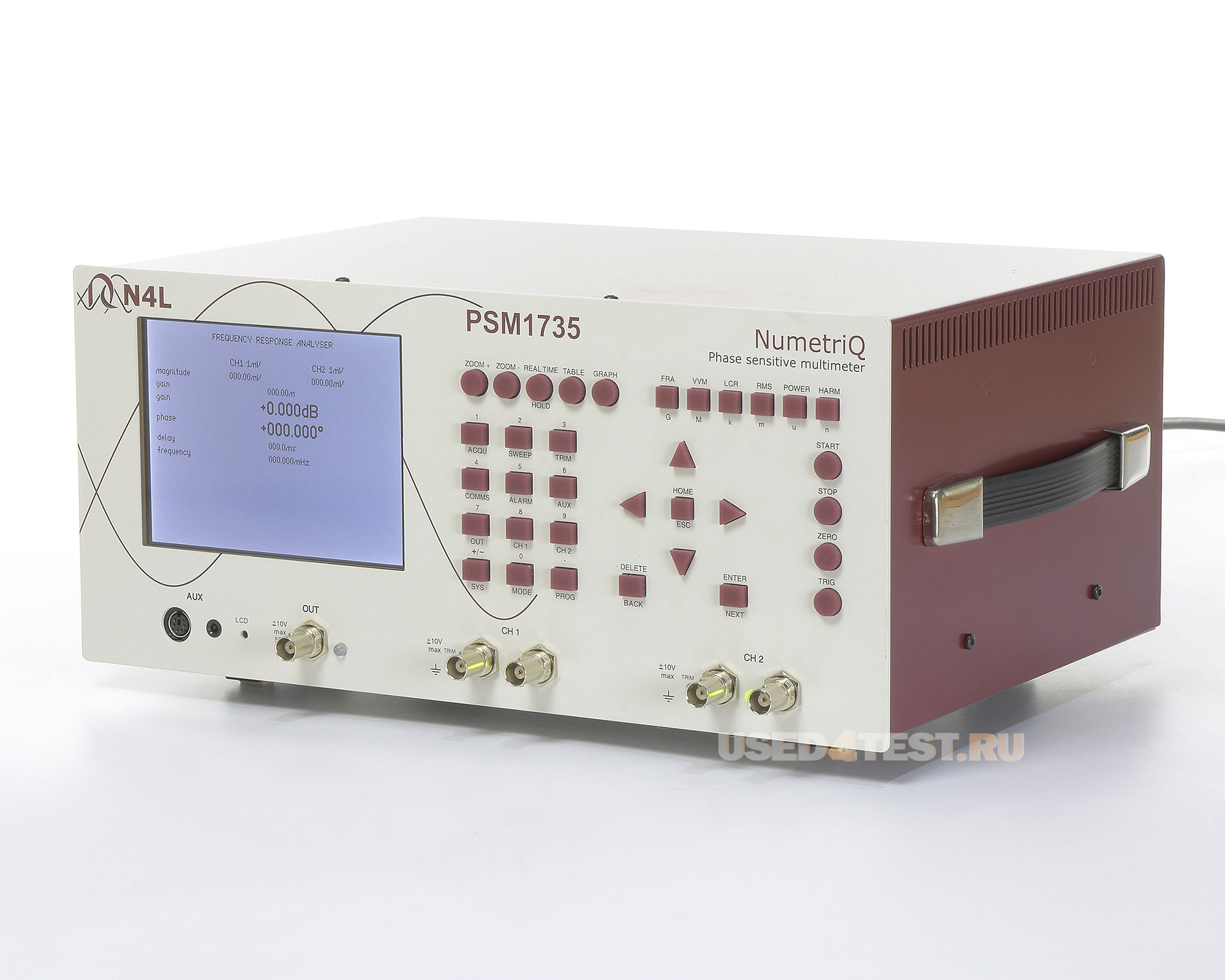 Анализатор частотных характеристик
 Newtons4th PSM1735
 в комплекте с интерфейсом анализа импеданса IAI
 