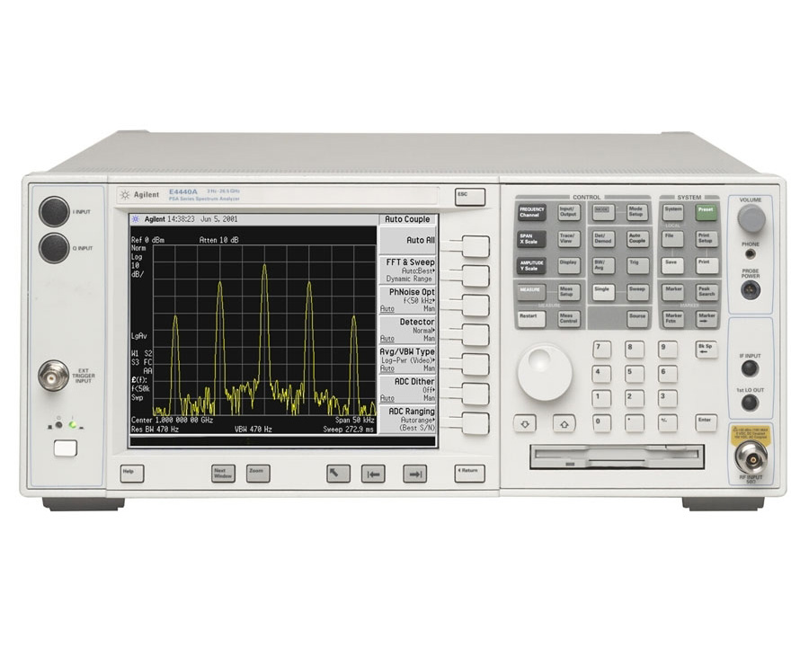 Анализатор сигналов серии PSA Agilent E4440A
 с диапазоном частот от 3 Гц до 26,5 ГГц

 Стоимость указана в Рублях DDP Москва по безналичному расчету включая НДС 20%
