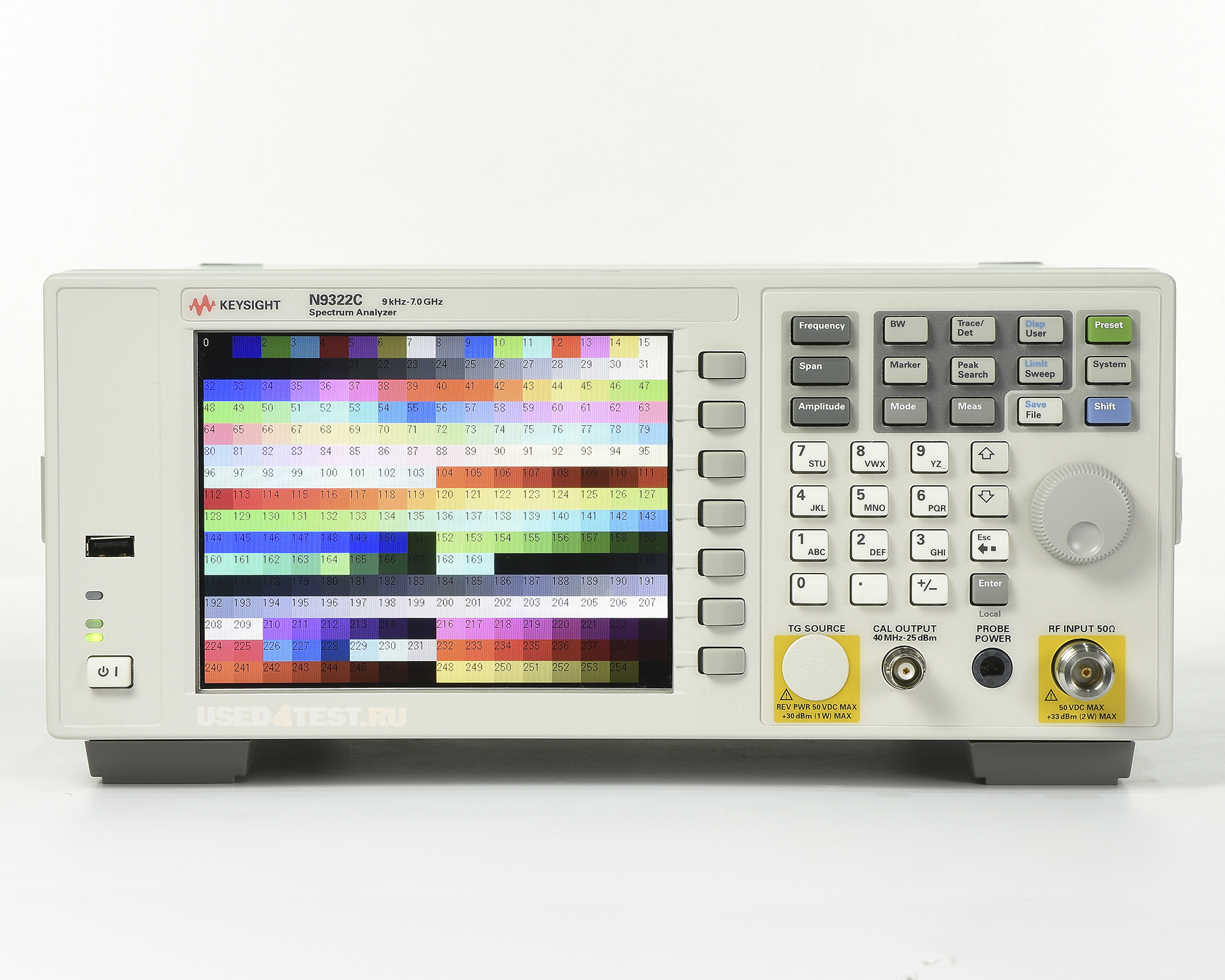 Базовый анализатор спектра (BSA)
 Keysight N9322C
 с диапазоном частот от 9 кГц до 7 ГГц
 
 

 В комплекте с опцией: 


	600 — Benchtop configuration
	

 

 Стоимость указана в Рублях DDP Москва по безналичному расчету включая НДС 20%
