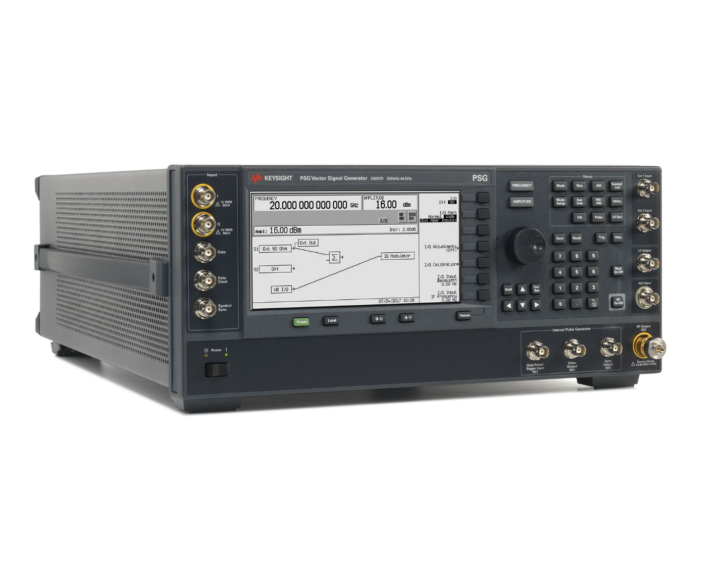 Векторный генератор сигналов Keysight E8267D с диапазоном от 100 кГц до 44 ГГц


