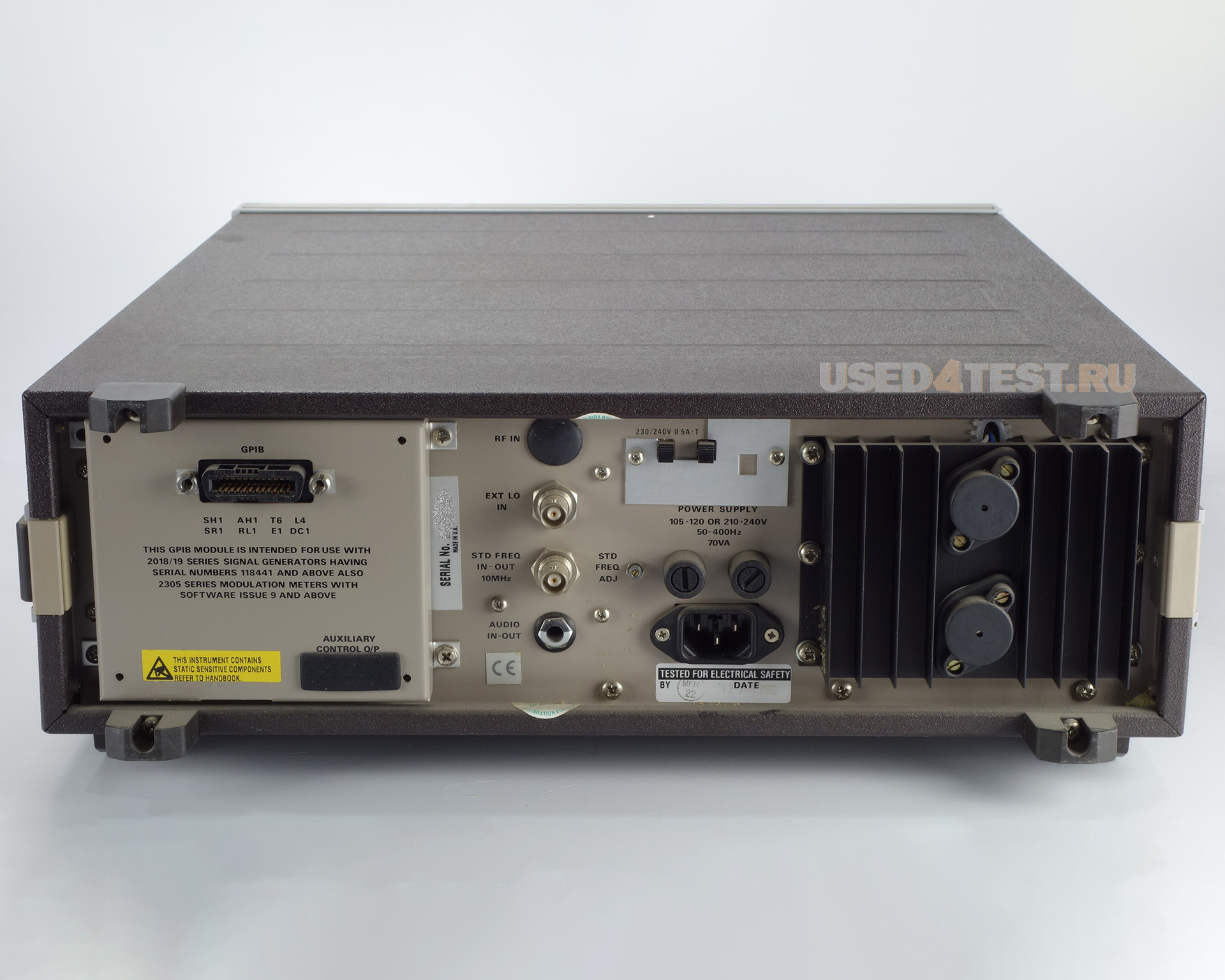 Измеритель модуляции Aeroflex IFR 2305
 с диапазоном от 500 кГц до 2 ГГц
 
 
 

 Стоимость указана в Рублях DDP Москва по безналичному расчету включая НДС 20%

 