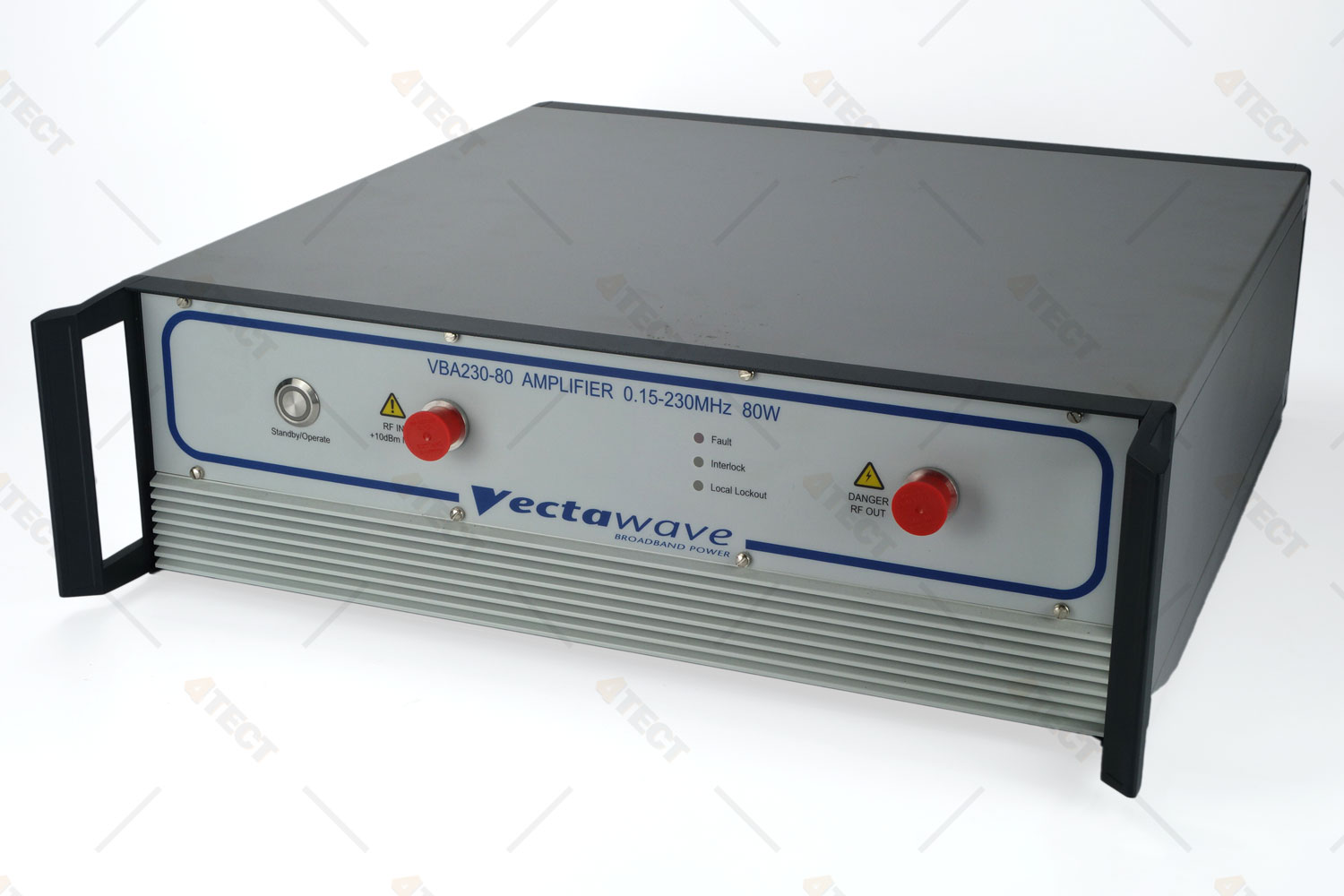 Усилитель мощности Vectawave VBA 230-80
 с диапазоном от 150 кГц до 230 МГц
 
 
 
 

 Стоимость указана в Рублях DDP Москва по безналичному расчету включая НДС 20%
