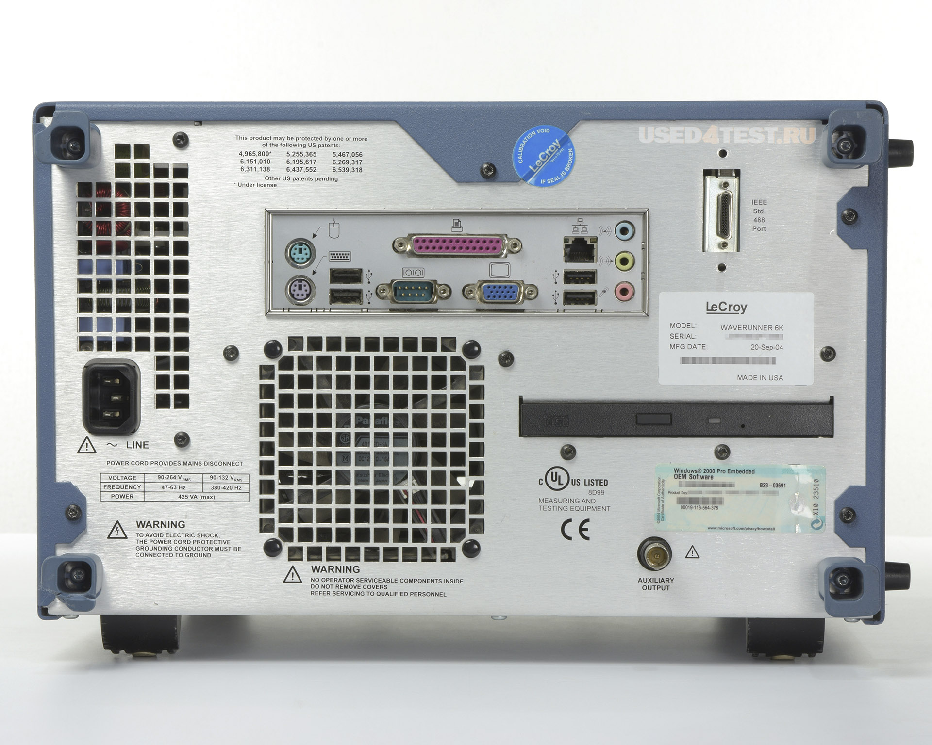 Цифровой осциллограф LeCroy WaveRunner 6051
с полосой пропускания 500 МГц, 2 канала
 Стоимость указана в Рублях DDP Москва по безналичному расчету включая НДС 20%

