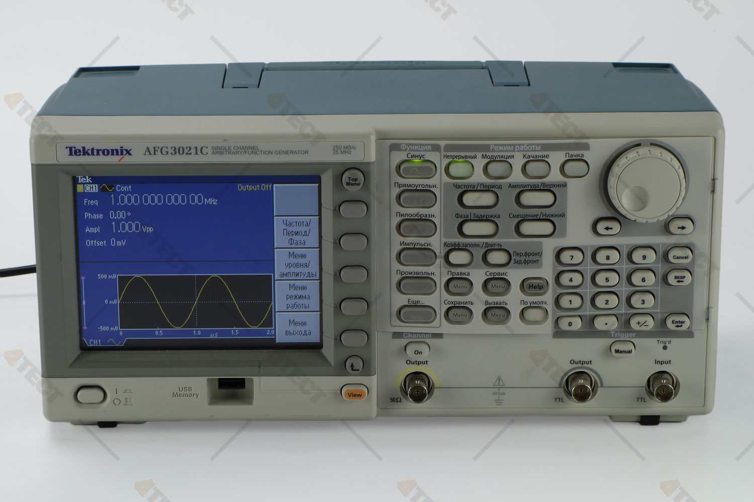 Генератор сигналов Tektronix AFG3021C
с диапазоном частот от 1 мкГц до 25 МГц




 

 Стоимость указана в Рублях DDP Москва по безналичному расчету без НДС
