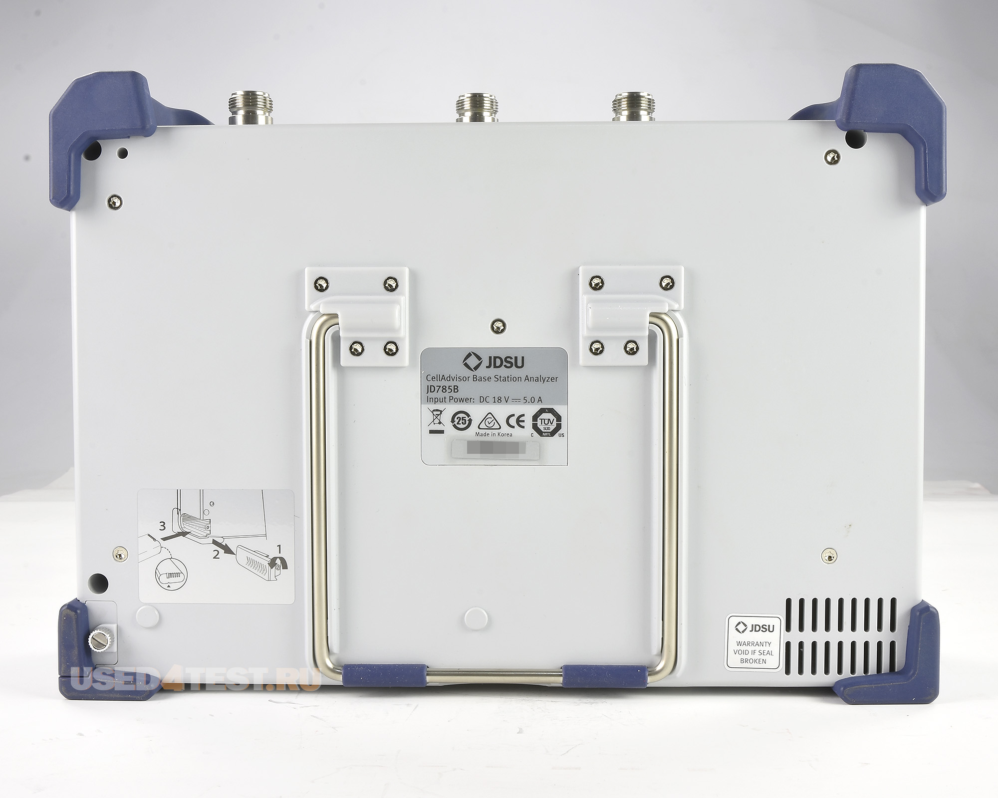 Анализатор базовых станций (анализатор спектра, измеритель мощности, анализатор АФУ)
 JDSU JD785B 
 Анализатор спектра: 9 кГц — 8 ГГц
 
Анализатор АФУ: 5 МГц — 6 ГГц
 
Измеритель мощности: 10 МГц — 8 ГГц
 