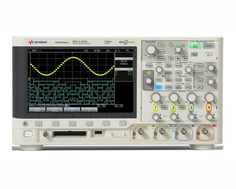 Осциллограф смешанных сигналовKeysight MSO-X 2004Aс полосой пропускания 70 МГц,4 аналоговых и 8 цифровых каналов