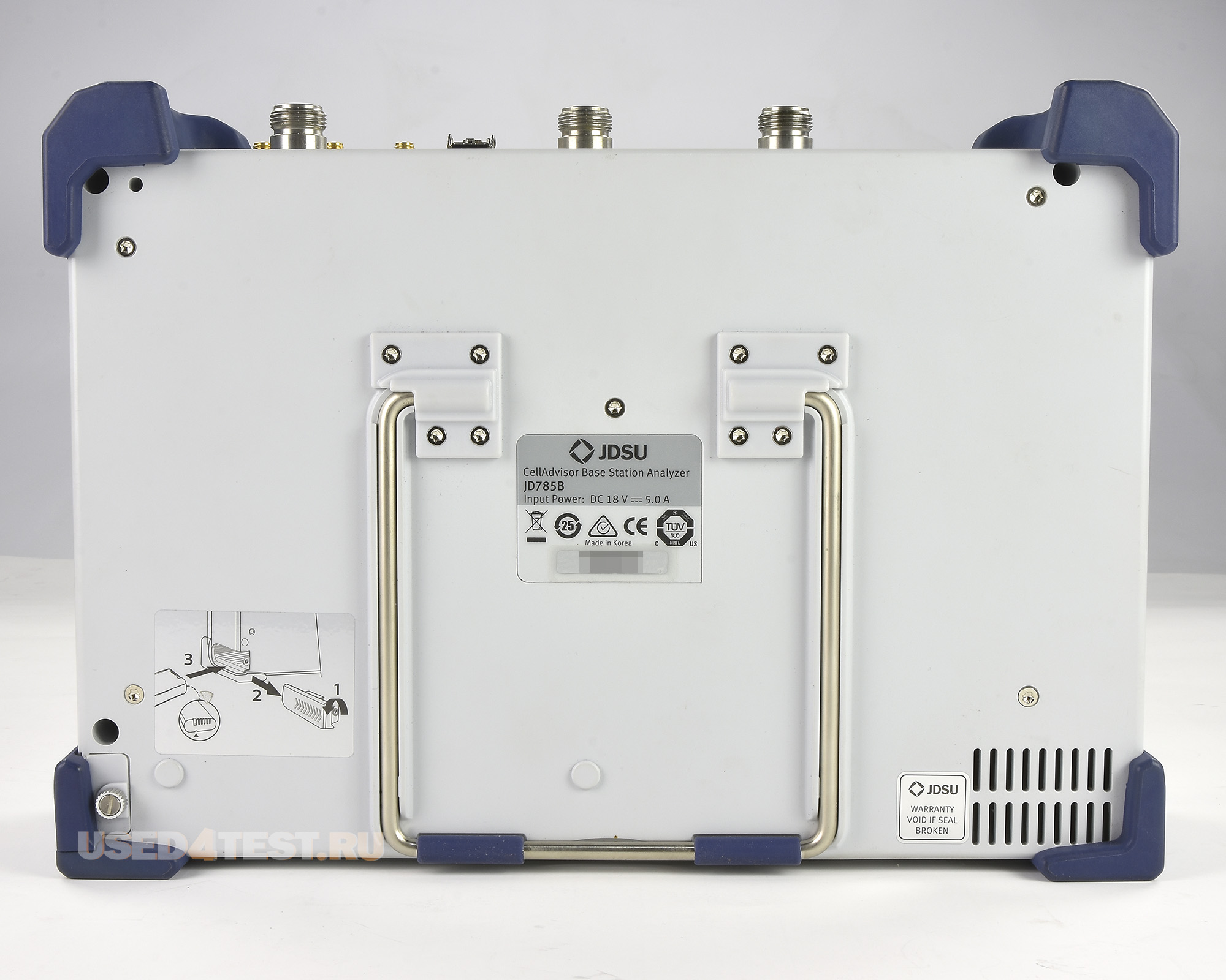 Анализатор базовых станций (анализатор спектра, измеритель мощности, анализатор АФУ)
 JDSU JD785B 
 Анализатор спектра: 9 кГц — 8 ГГц
 
Анализатор АФУ: 5 МГц — 6 ГГц
 
Измеритель мощности: 10 МГц — 8 ГГц
 
