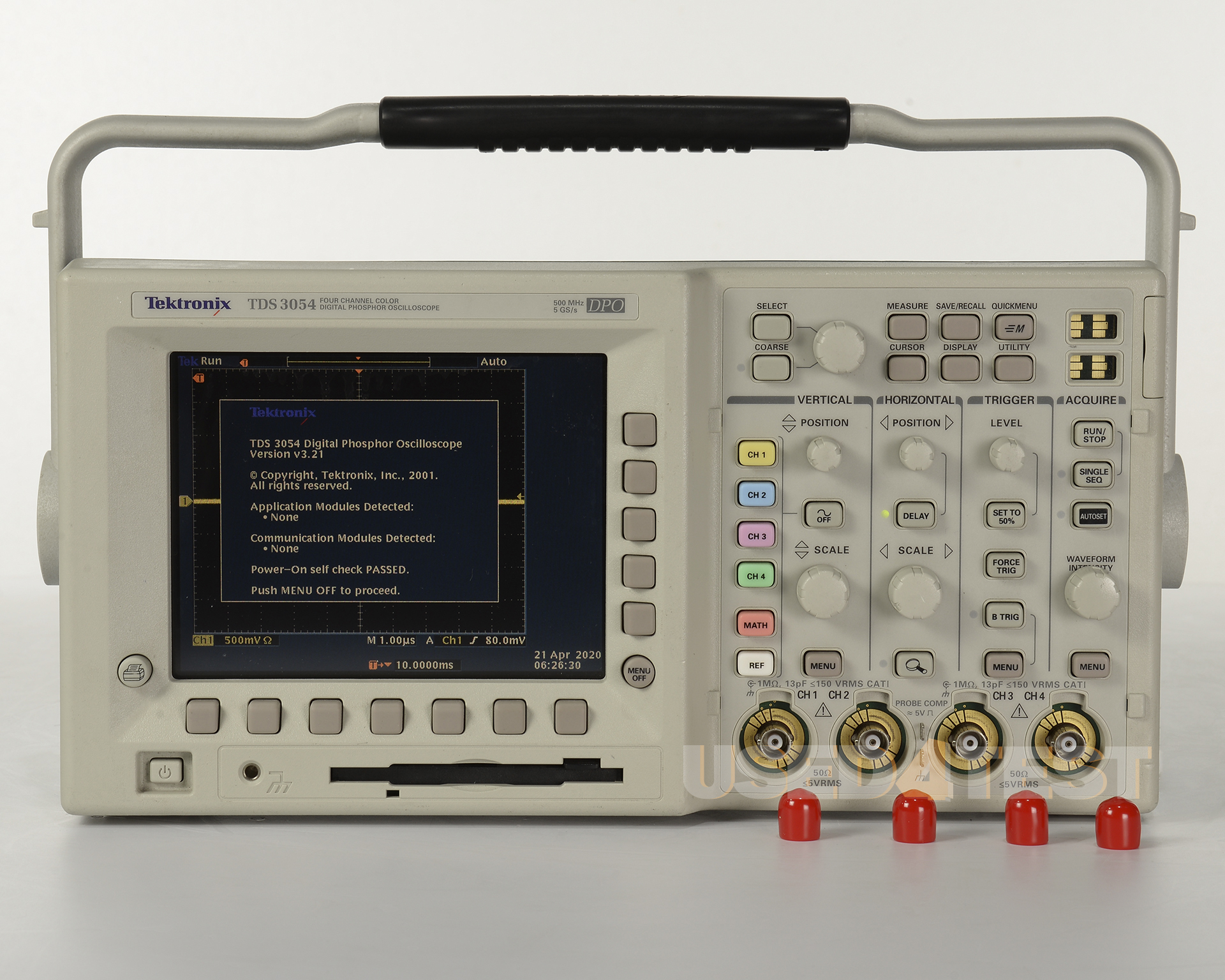 Цифровой осциллограф Tektronix TDS3054
 с полосой пропускания 500 МГц, 4 канала
 
 
 
 

 Стоимость указана в Рублях DDP Москва по безналичному расчету включая НДС 20%
