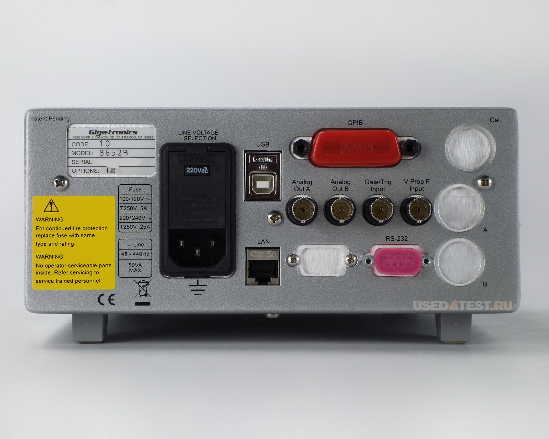 Измеритель мощности Giga-tronics 8652B
 с частотным диапазоном от 10 МГц до 50 ГГц 
 
 
 

 Стоимость указана в Рублях DDP Москва по безналичному расчету включая НДС 20%
