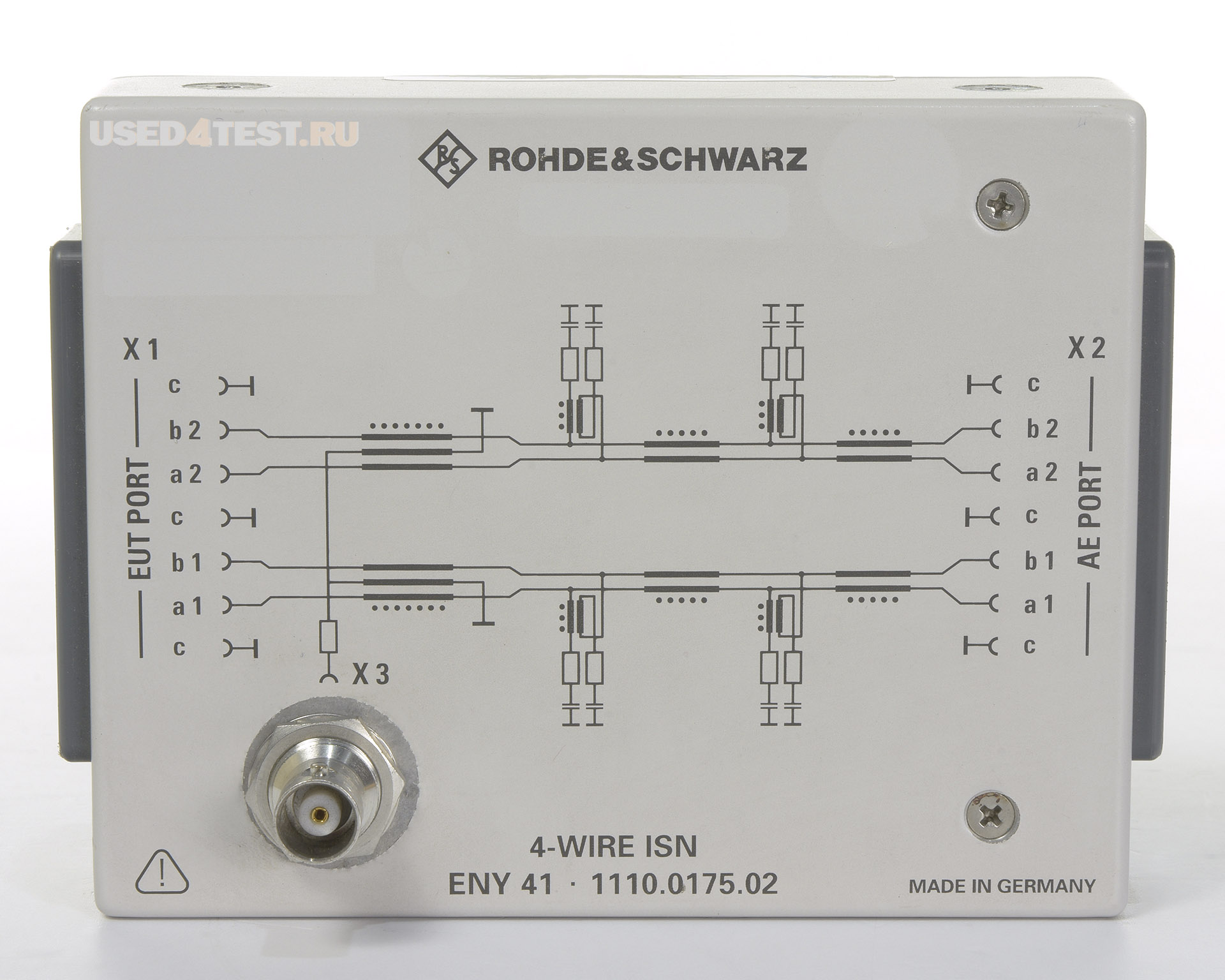 Эквивалент полного сопротивления сети связиRohde&Schwarz ENY41с диапазоном от 150 кГц до 80 МГц