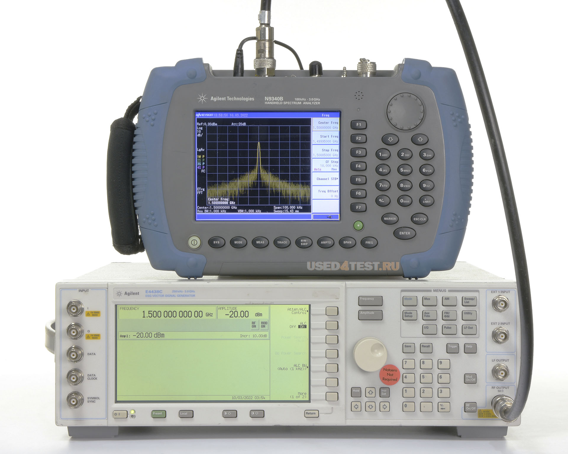 Анализатор спектра Agilent N9340Bс диапазоном от 100 кГц до 3 ГГц
 Стоимость указана в Рублях DDP Москва по безналичному расчету включая НДС 20%
