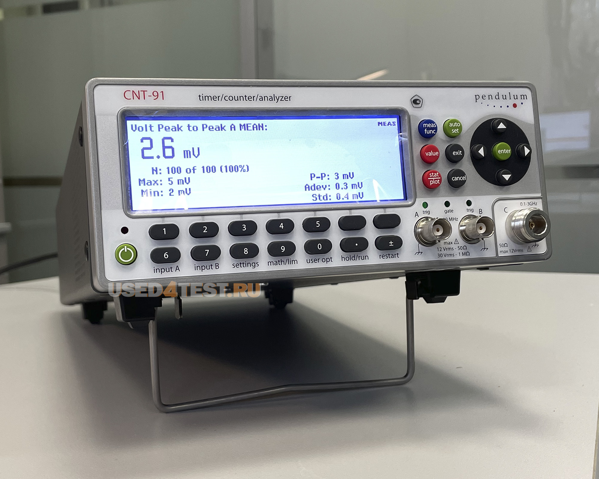 Частотомер Pendulum Instruments CNT-91с диапазоном от 0,001 Гц до 300 МГц