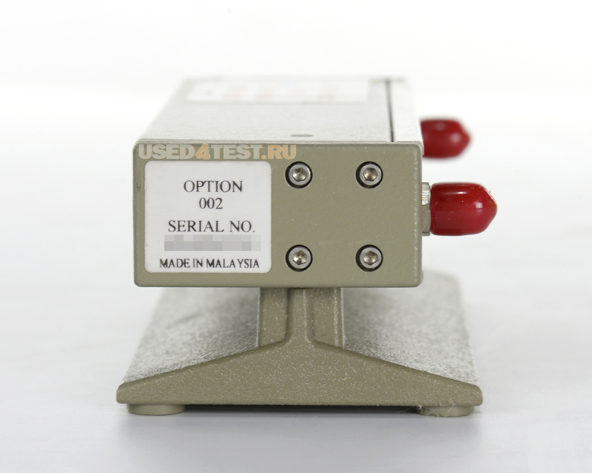Программируемый ступенчатый аттенюаторAgilent 8496G с диапазоном от 0 до 4 ГГц
 

 В комплекте с опцией: 


	Option 002 - SMA (f)
