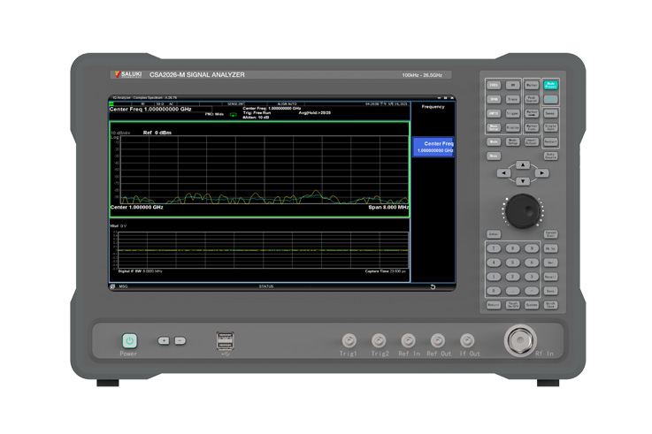 Анализатор сигналов Saluki CSA2026-M
с диапазоном от 100 кГц до 26,5 ГГц



 В комплекте с опцией: 


	HAS — Электронный аттенюатор 0-50 дБ, 2 дБ шаг

